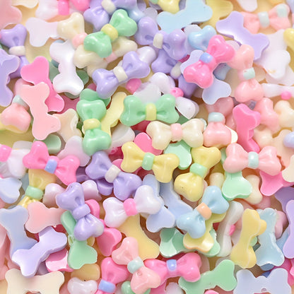 Resin Bow Flatback Decorative Beads