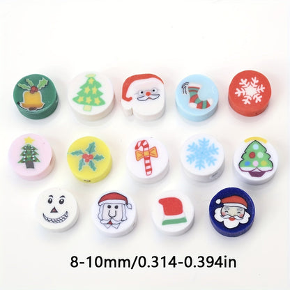 Christmas Polymer Clay Beads