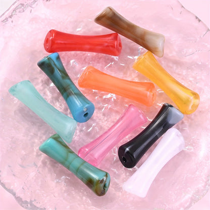 Slub Acrylic Beads