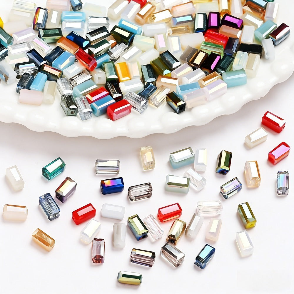 Shimmering Iridescent Crystal Beads