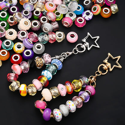Star Beadable Keychain Set