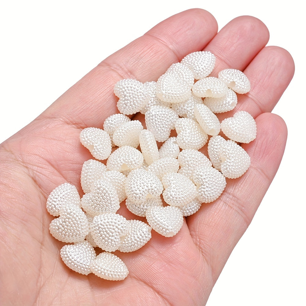 White Acrylic Love Beads