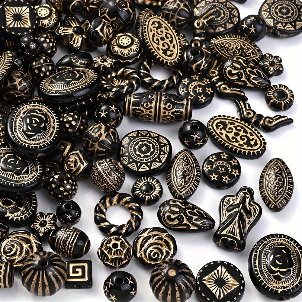 Retro Acrylic Beads Mix