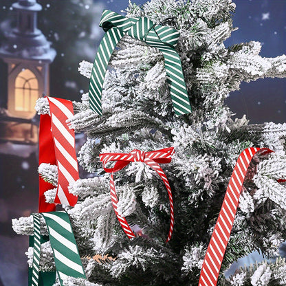 Christmas Striped Ribbon