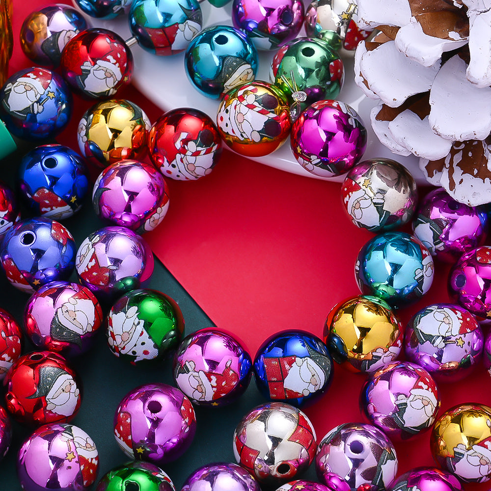 Acrylic Christmas Dwarf Beads