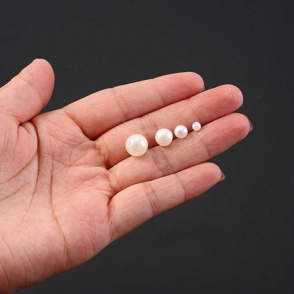 1100PCS Multi-Size Faux Pearl Bead Set