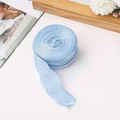 Pleated Fishtail Tulle Ribbon for Floral & Gift Decoration