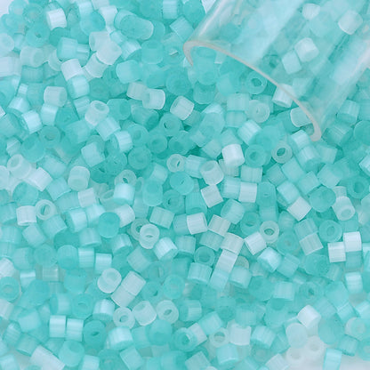 Silk Cat's Eye Glass Beads
