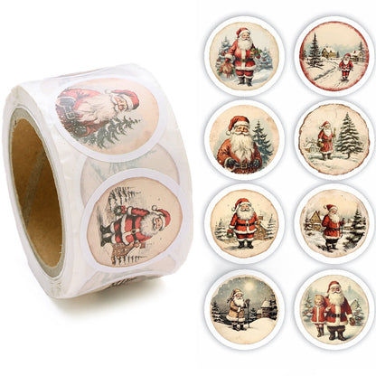 Christmas Pattern Roll Stickers