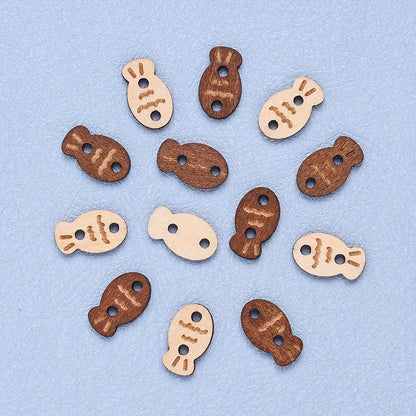 Fish Shape Double Hole Buttons