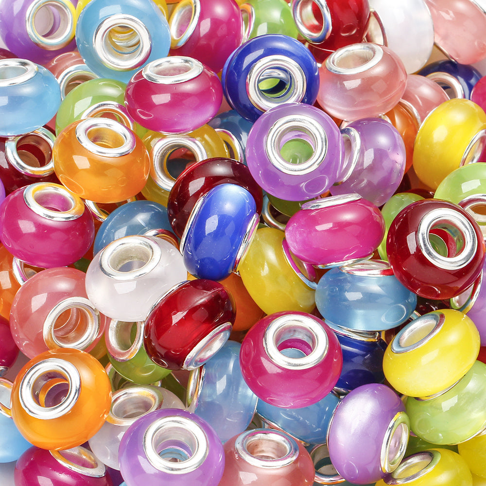 Resin Cat’s Eye Large Hole Beads