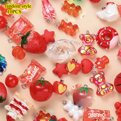 Y2K Resin Flower & Charm Beads