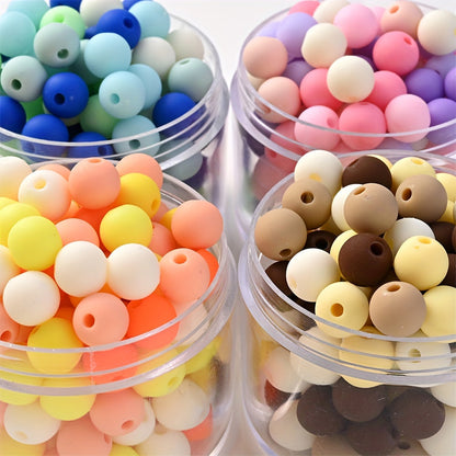 Color Series Matte Round Acrylic Spacer Beads