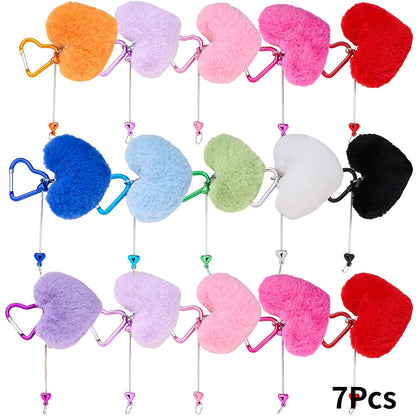 Heart Pom Pom Keychain Making Kit
