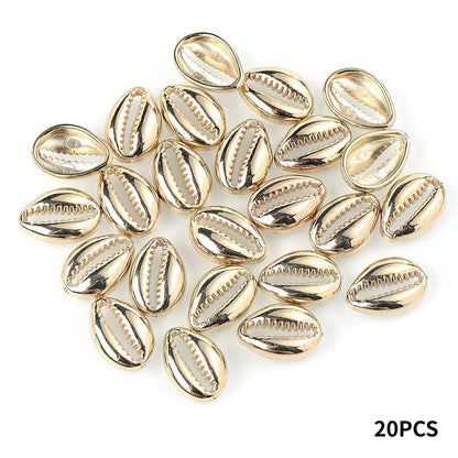 Shell CCB Spacer Beads
