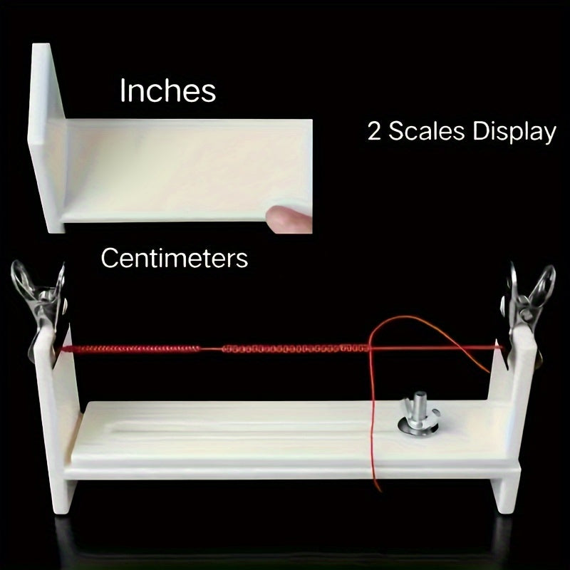 Adjustable Plastic Bracelet Making Tool with 2 Clips