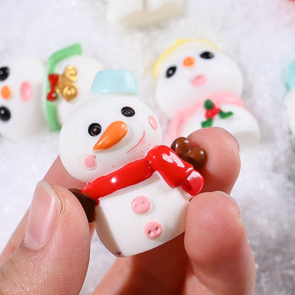 Christmas Snowman Mini Decorative Statues