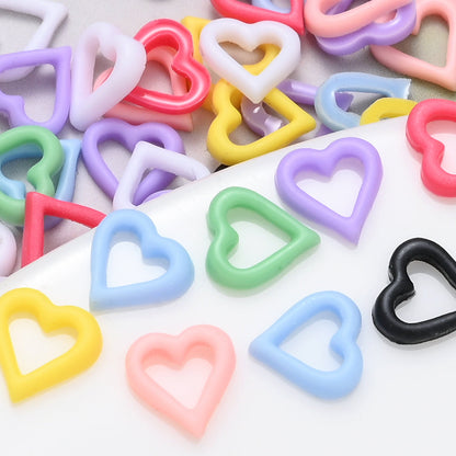 Hollow Love Resin Patches