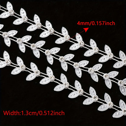 Pearlescent Love Leaf Acrylic Bead Chain