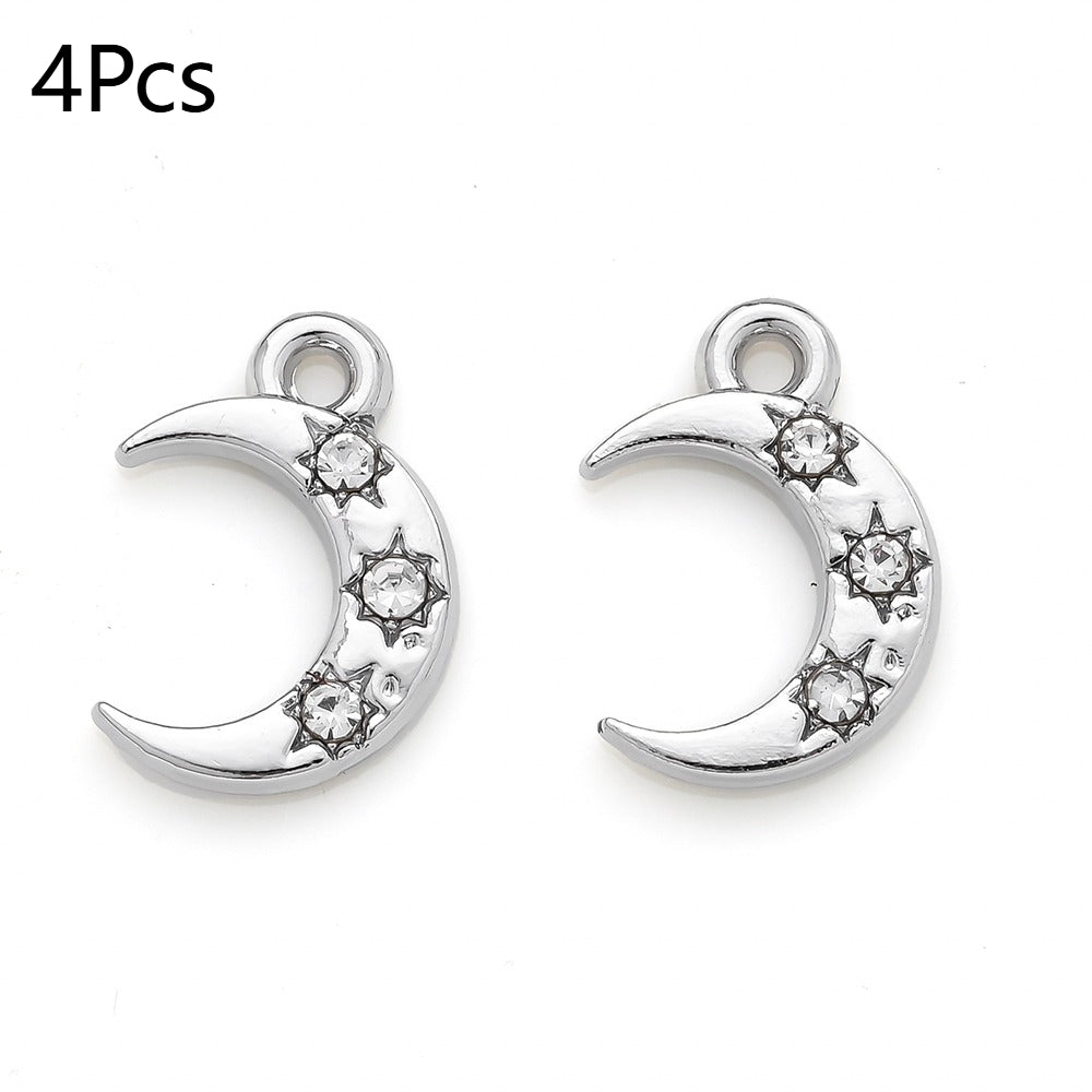Sun and Moon Alloy Pendants