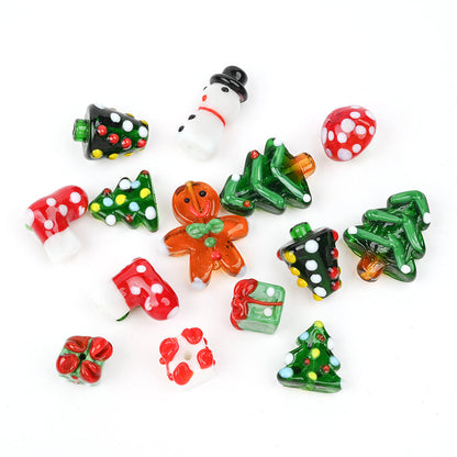 Christmas Glass Beads
