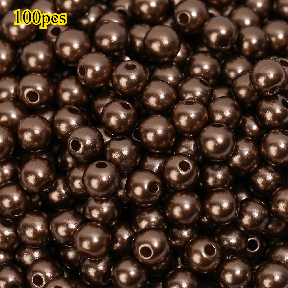 Colorful Imitation Pearl Acrylic Beads