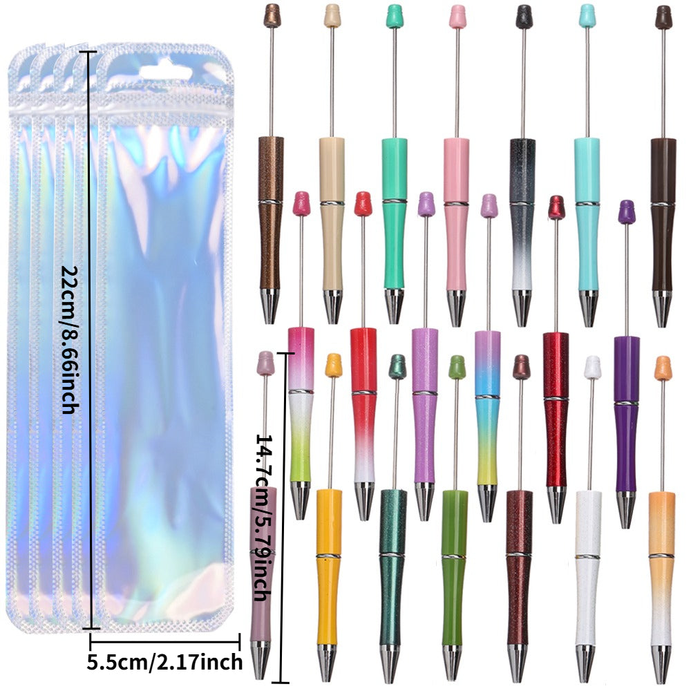 DIY Bead Pen and Pencil Bag Set