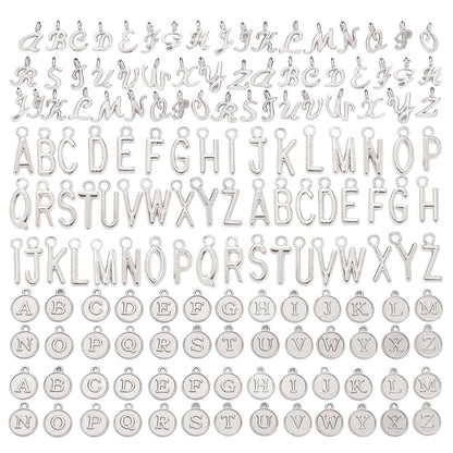78/156PCS A-Z Alloy Letter Pendant Set