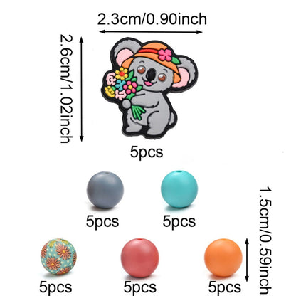 Animal Silicone Beads Kit