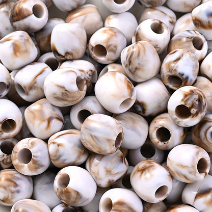 Barrel Acrylic Large Hole Beads