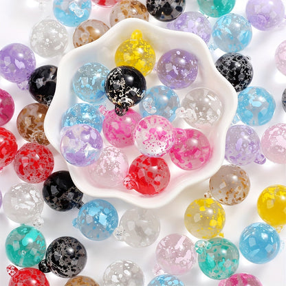 10PCS 19×16mm Colorful Transparent Acrylic Pendant Set