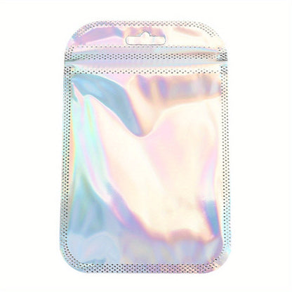 Iridescent Self-Sealing Jewelry Bags