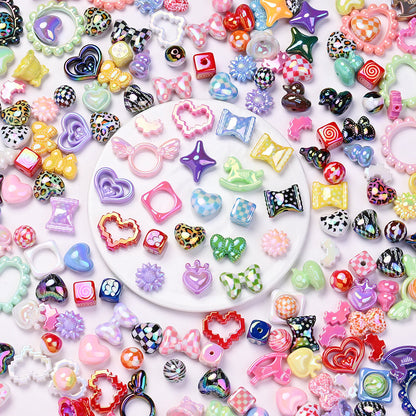 Vibrant Acrylic Spacer Beads