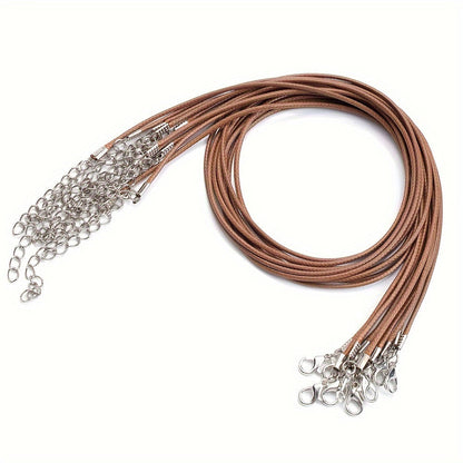 Waxed Leather Necklace Cord