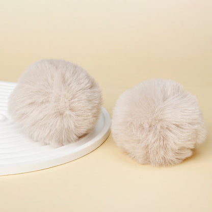 Fashion Multicolored Faux Rabbit Fur Plush Balls