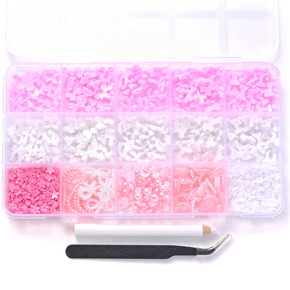 Mixed Resin Decorative Beads Set