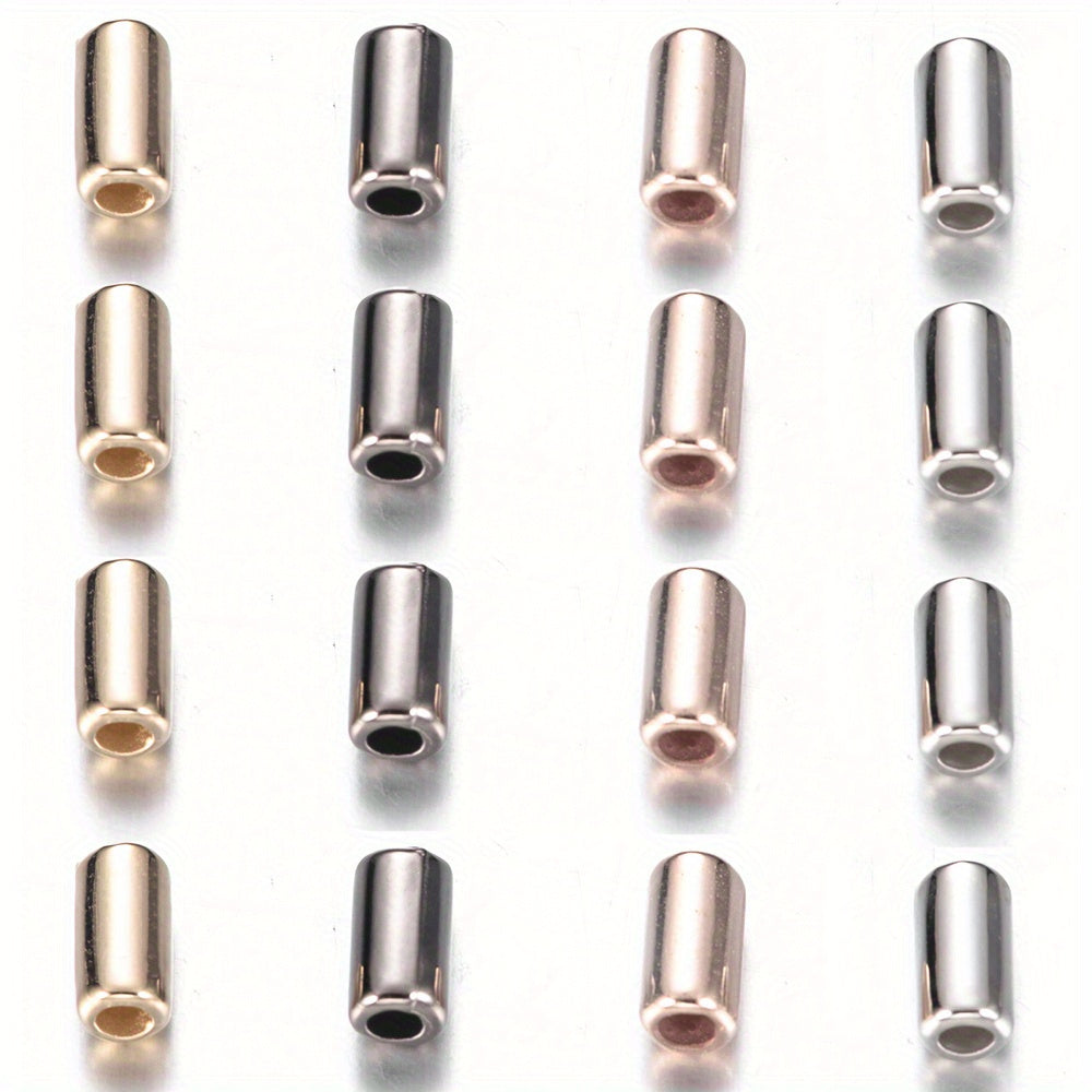 800pcs Multicolor Cylinder Tube Beads Loose Spacer CCB Beads
