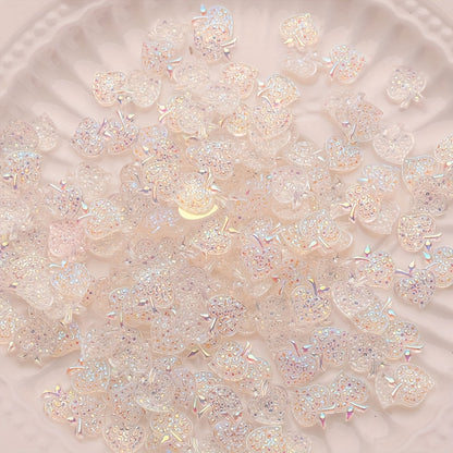 Mixed Glitter Acrylic Beads