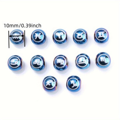 Constellation Style Glass Beads