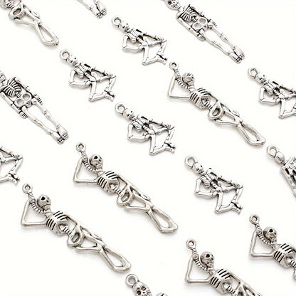Ancient Silver Skull Alloy Pendants