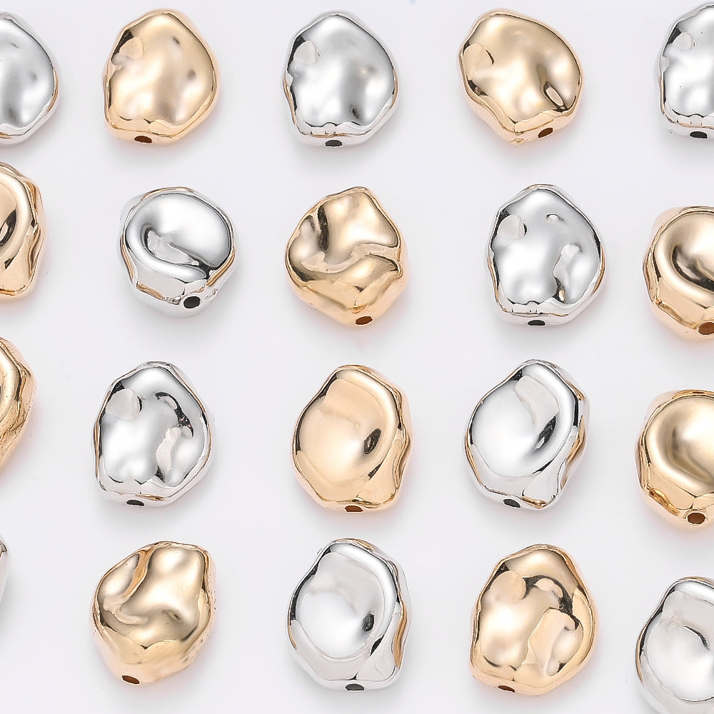 Modern Irregular Faceted Beads