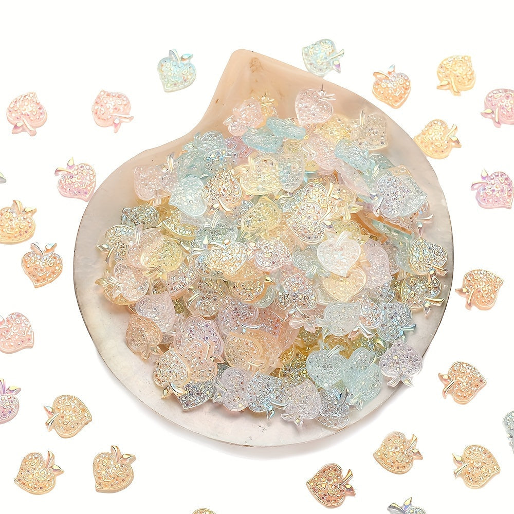 Mixed Glitter Acrylic Beads