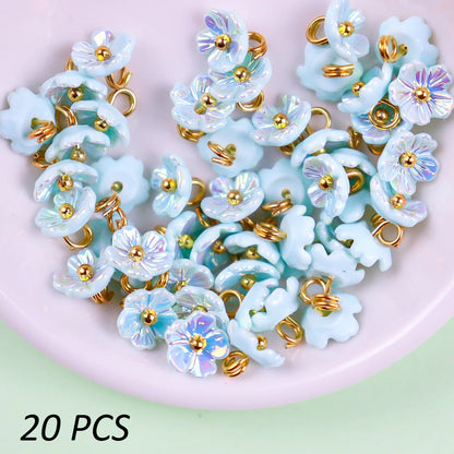 AB Resin Lily of The Valley Charms