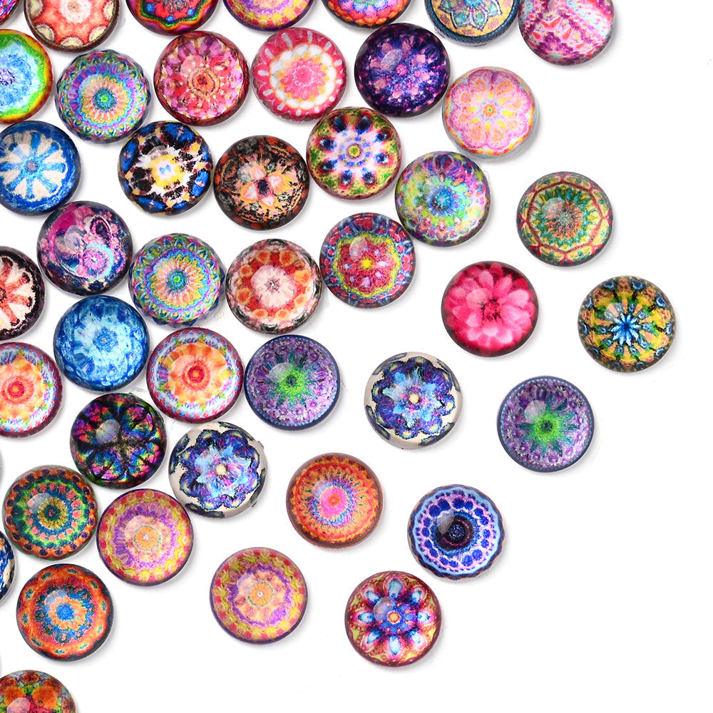 Abstract Art Glass Cabochons