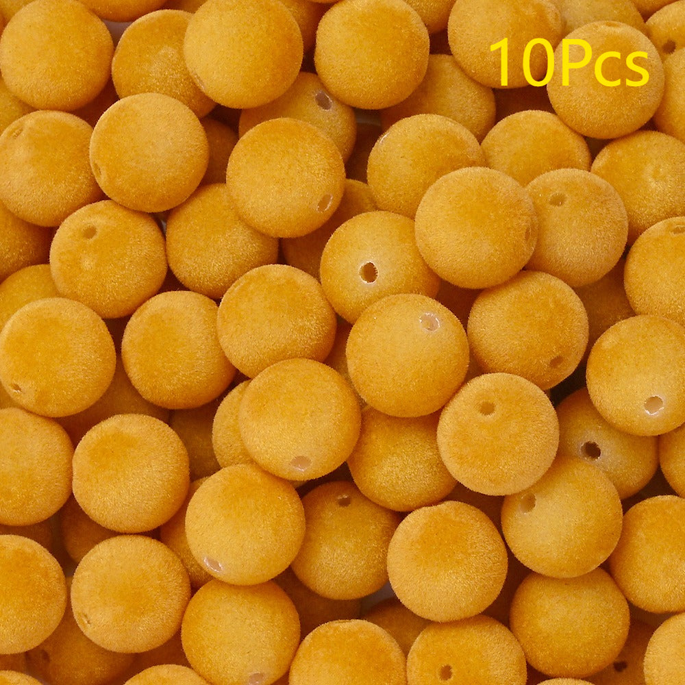 Frosted Round Acrylic Beads