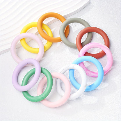 Round Silicone Pendant Rings