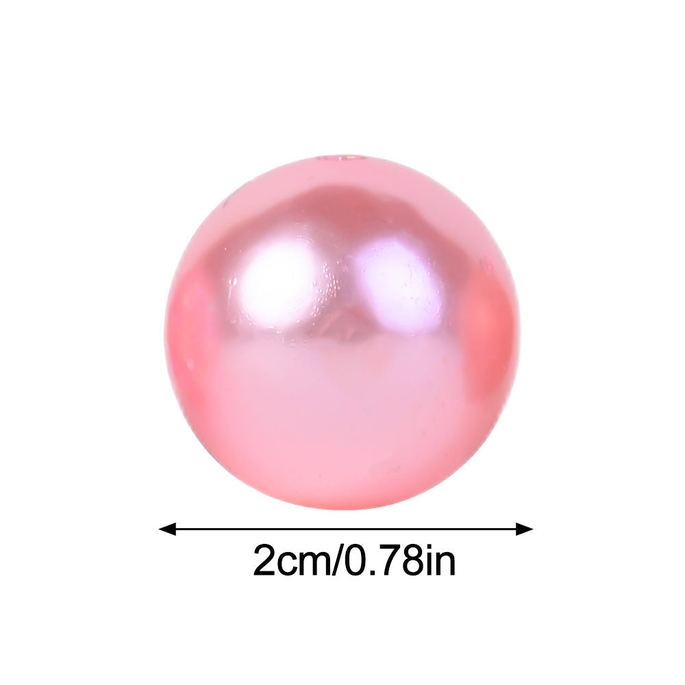 Multicolor 20 mm Thick Acrylic Round Beads