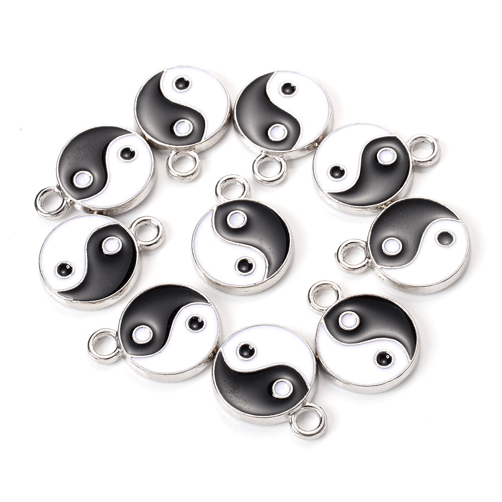 Yin Yang Alloy Pendants