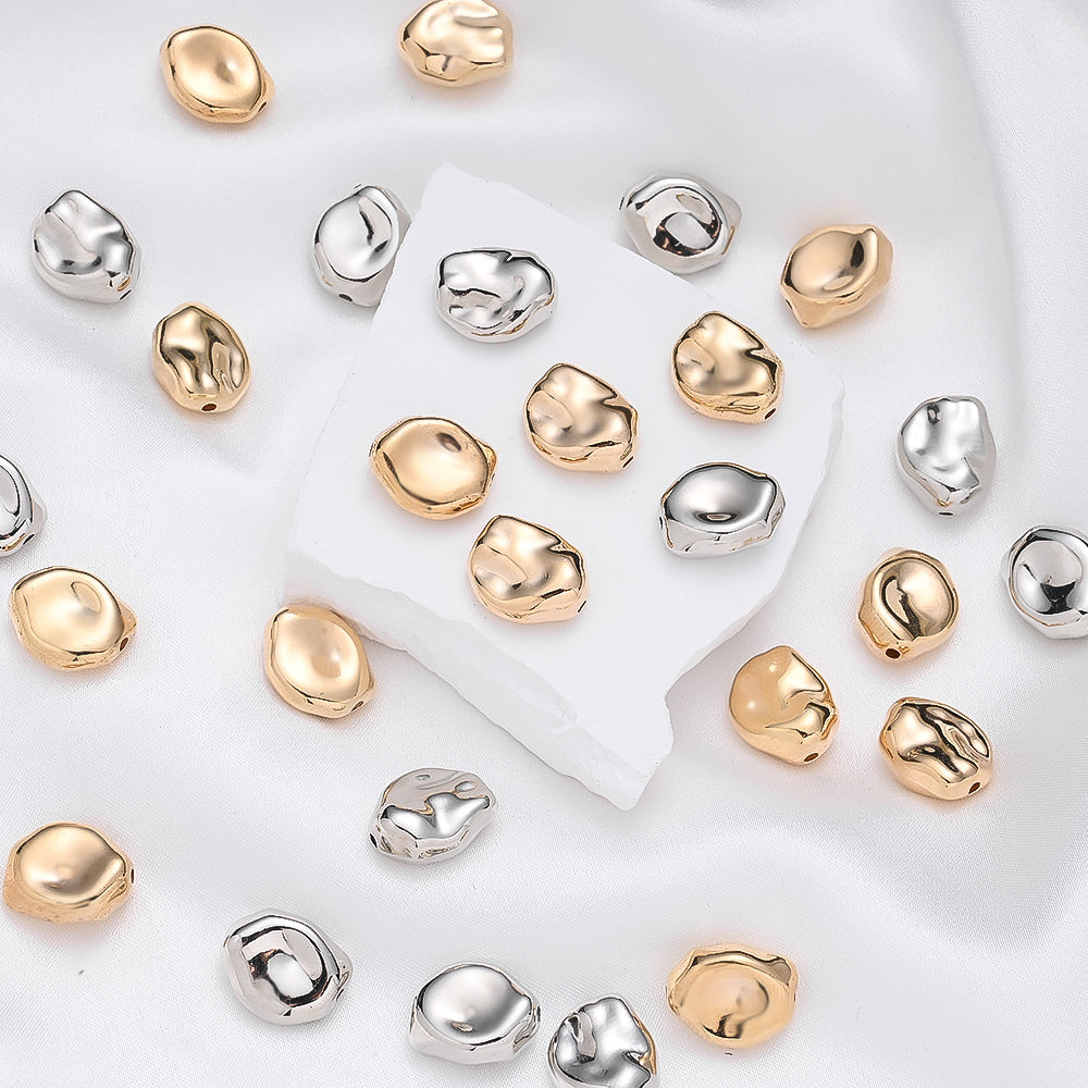 Modern Irregular Faceted Beads