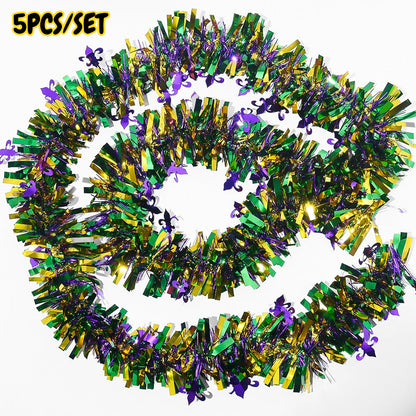 Mardi Gras Tinsel Garland
